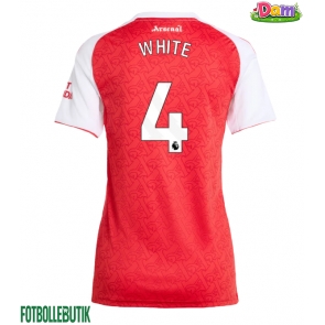 Arsenal Ben White #4 Hemmatröja Kvinnor 2025-26 Kortärmad